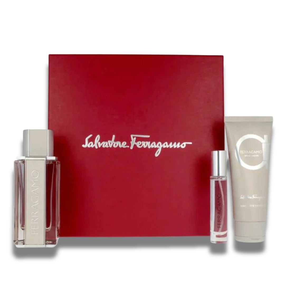 Salvatore Ferragamo Bright Leather Gift Set