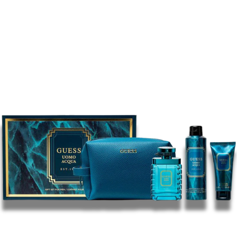 Guess Uomo Acqua 3-Piece Gift Set