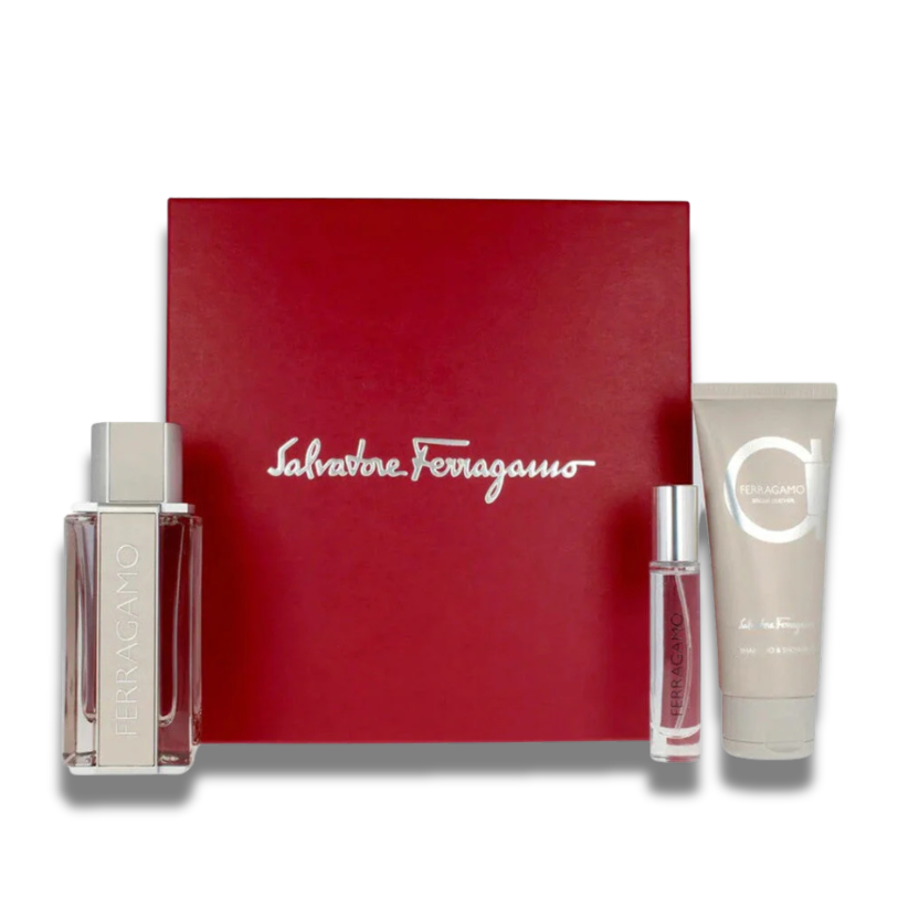 Salvatore Ferragamo Bright Leather Gift Set