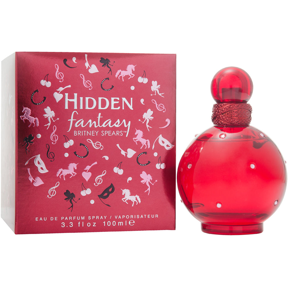 Britney Spears Hidden Fantasy Eau de Parfum 100ml bottle and box