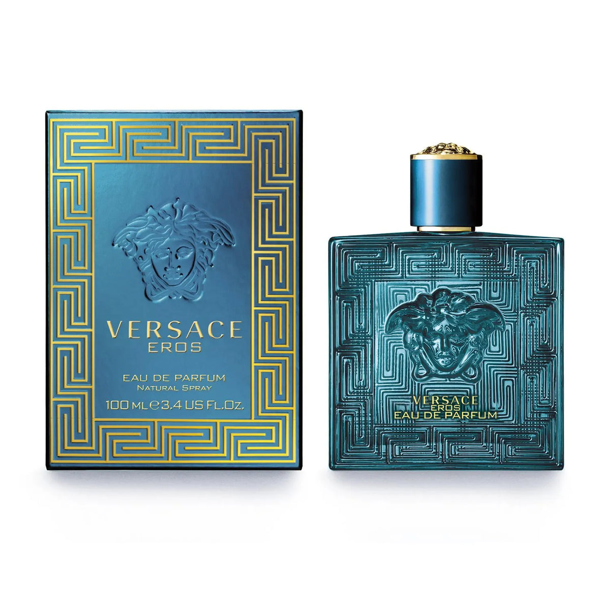 Versace Eros Eau de Parfum bottle and box